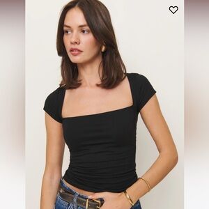 Reformation Bardot Knit Top